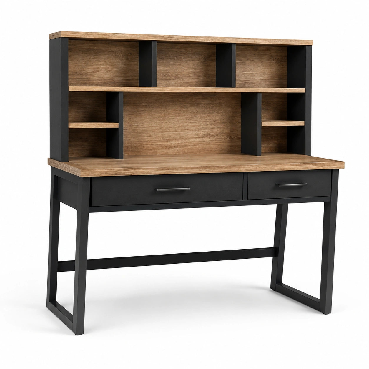 Armoire en bois de noyer avec portes et tiroirs 200x60x232 cm