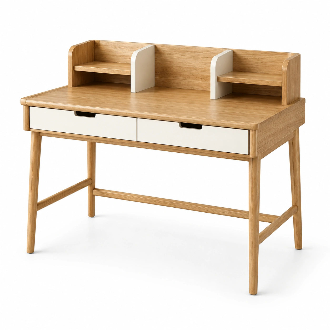Armoire en bois avec tiroir et portes chêne clair