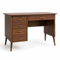 Armoire en bois de noyer avec portes et tiroirs 200x60x233 cm